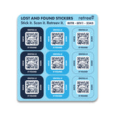 Retreev Smart Stickers - Blue